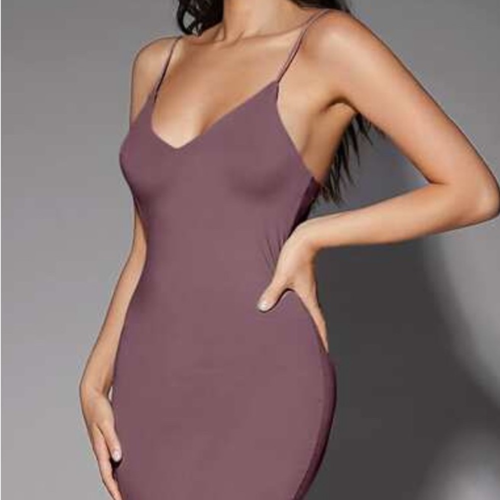 Elegant Mauve Women's Maxi Dress